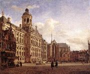 HEYDEN, Jan van der The New Town Hall in Amsterdam after USA oil painting artist
